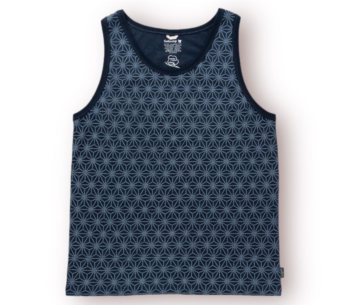 GOHEMP(ゴーヘンプ) - FINEDAY TANKTOP（麻柄） | Pay ID