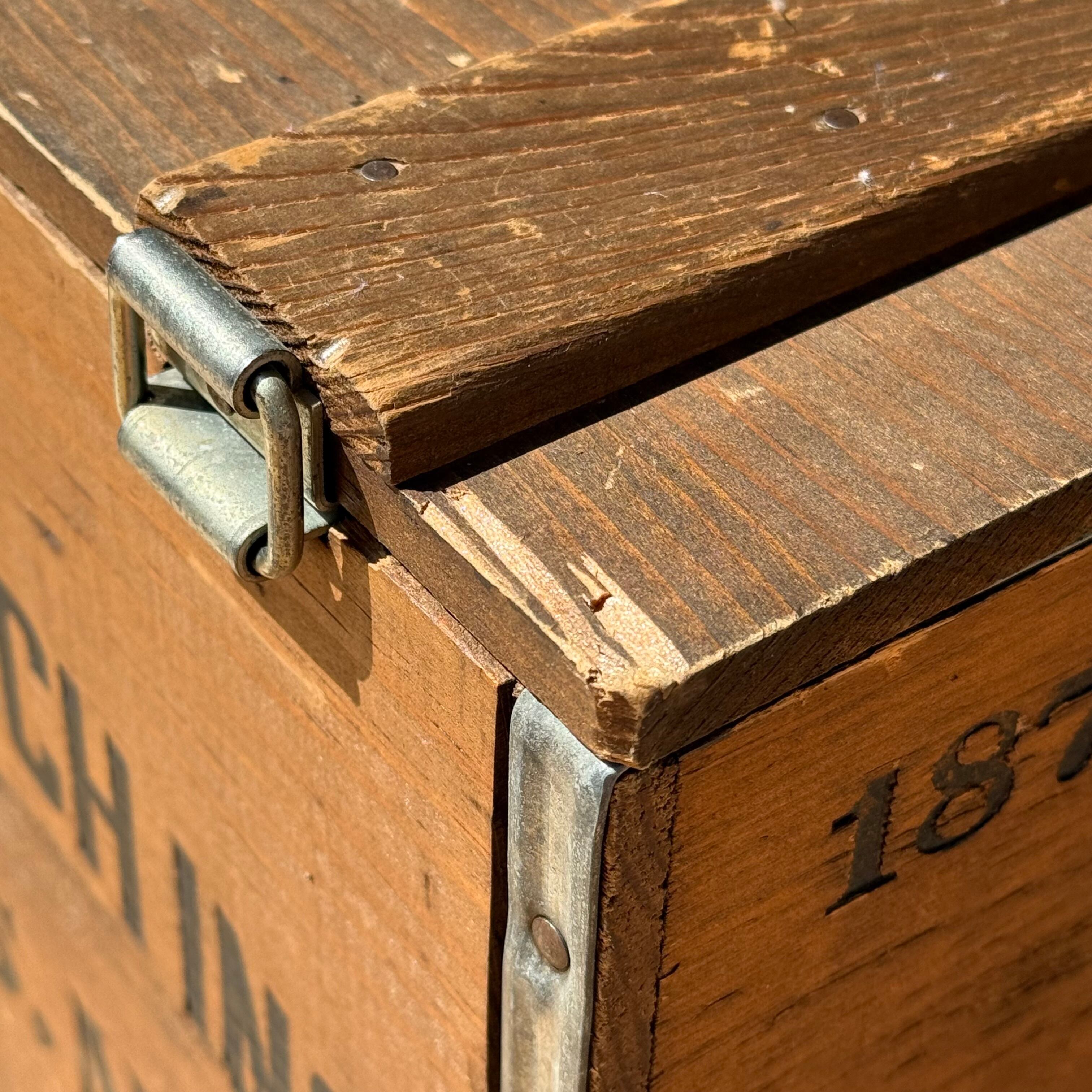 Vintage BUDWEISER Wood Box 木箱 バドワイザー 収納 ディスプレイ