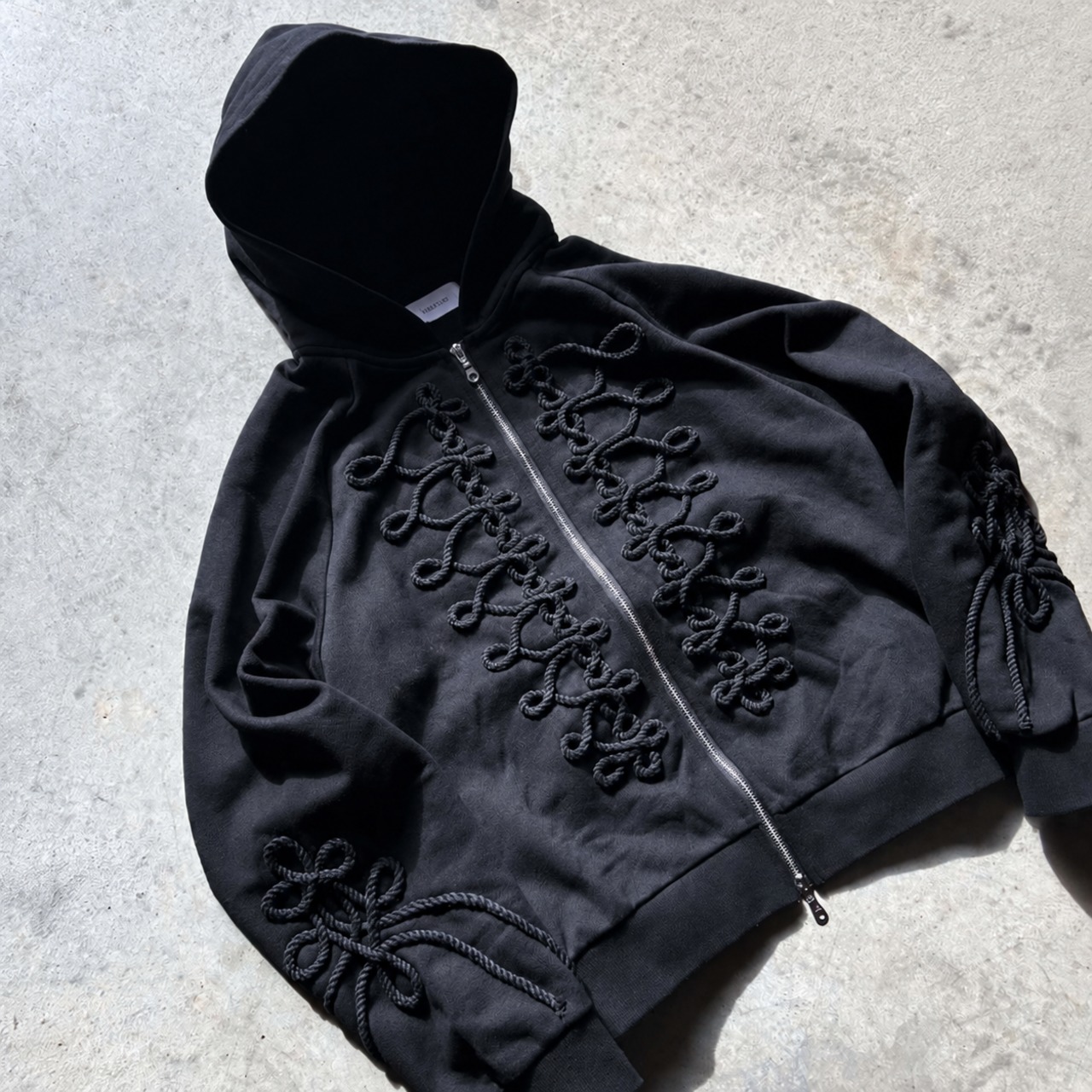 Braided Zip Hoodie　TB2614・画像2