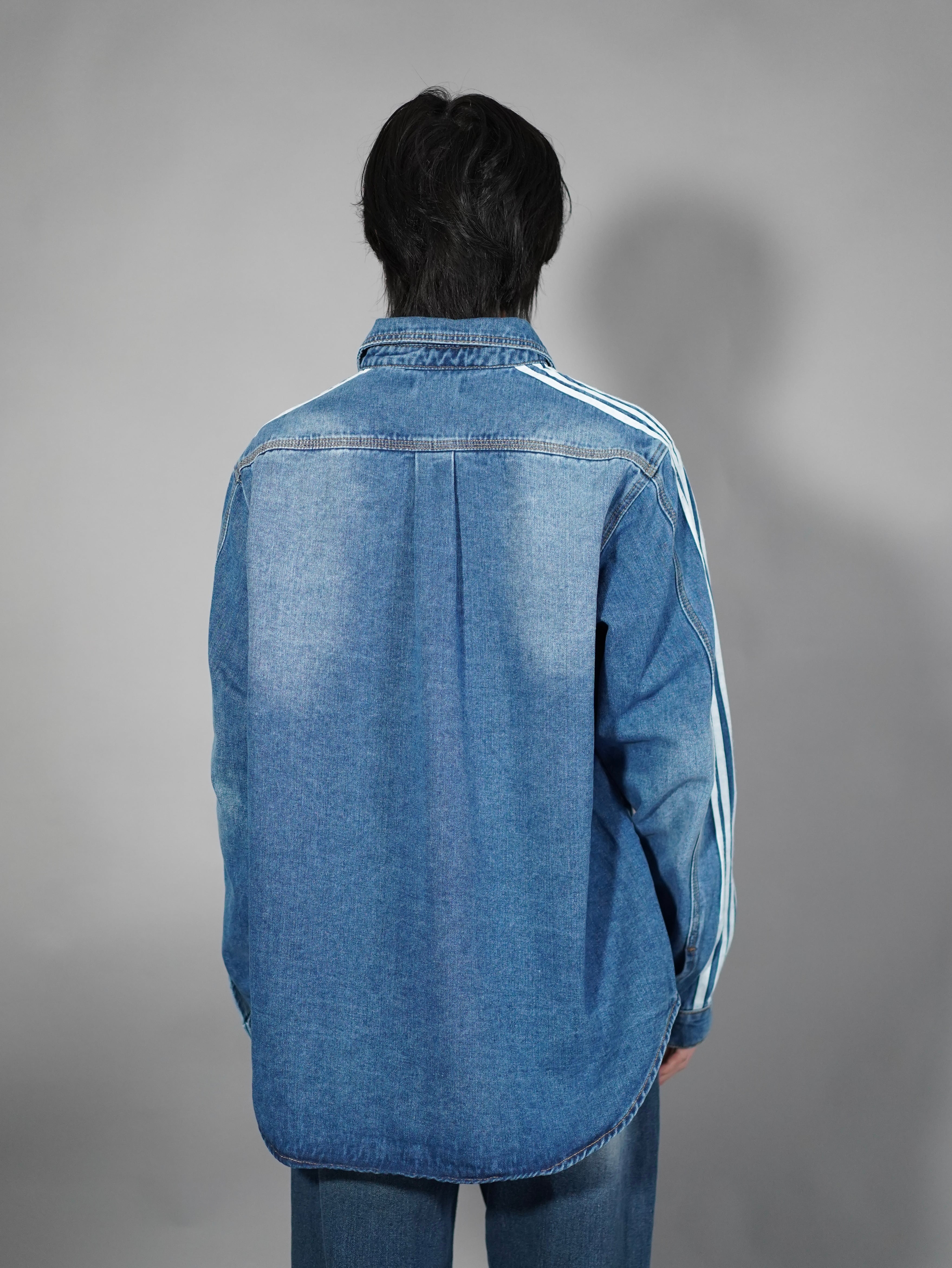 ALUDE SELECT】4line big denim jacket（2color） | 【ALUDE】韓国