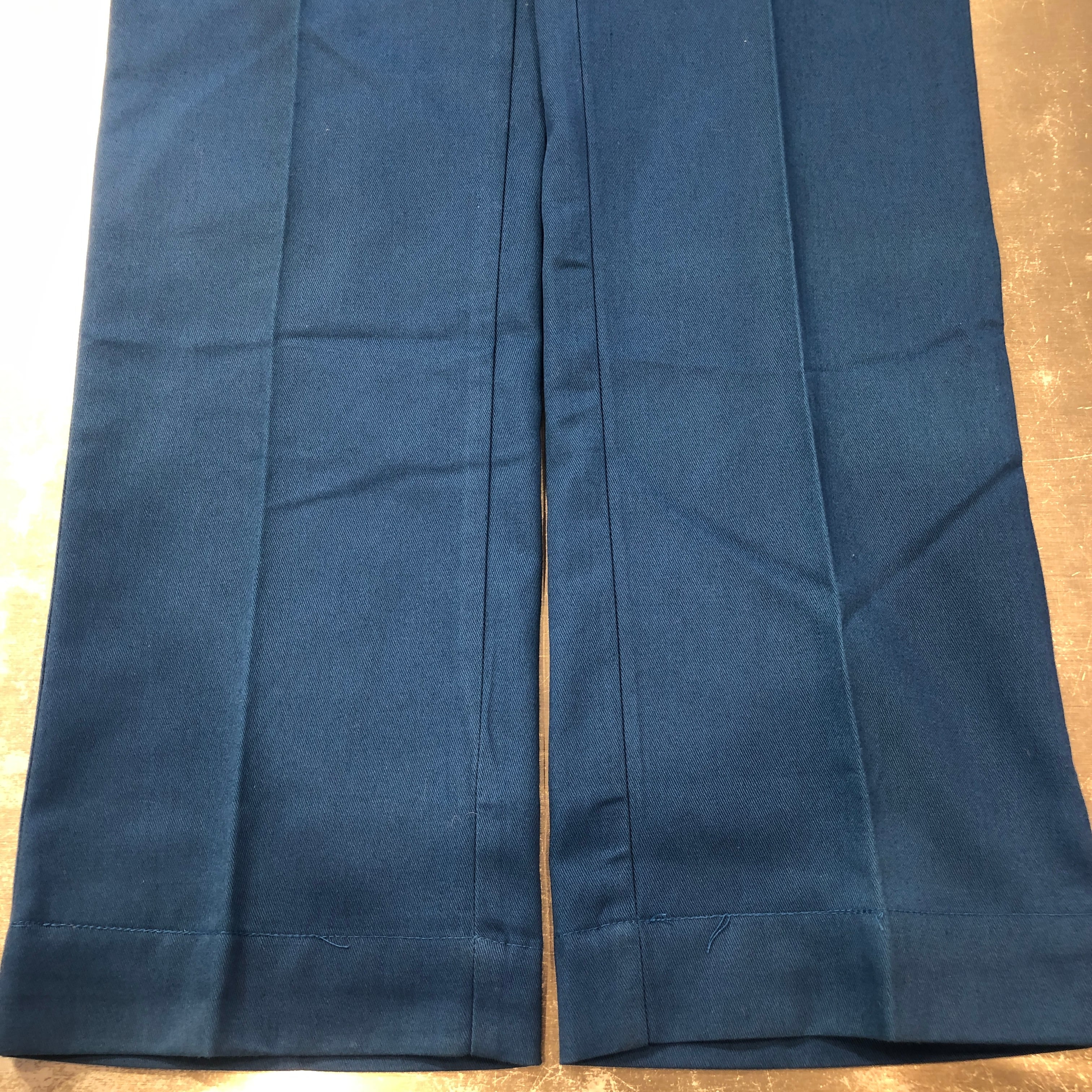 DEAD STOCK】1980'S DICKIES BLUE COTTON PANT 