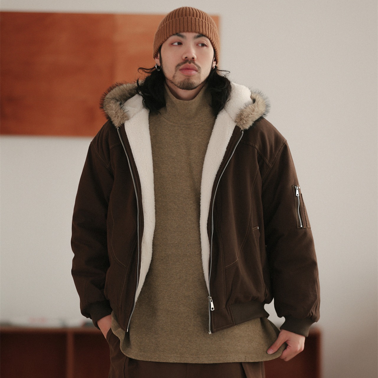 ヴィンテージ スノーパーカー ショートブルゾン K5519 - 4