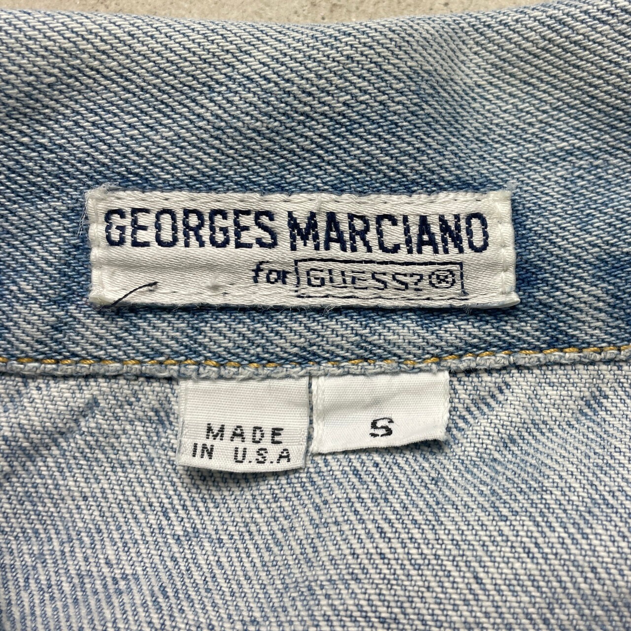 90年代 USA製 GEORGES MARCIANO for GUESS ゲス デニムジャケット 