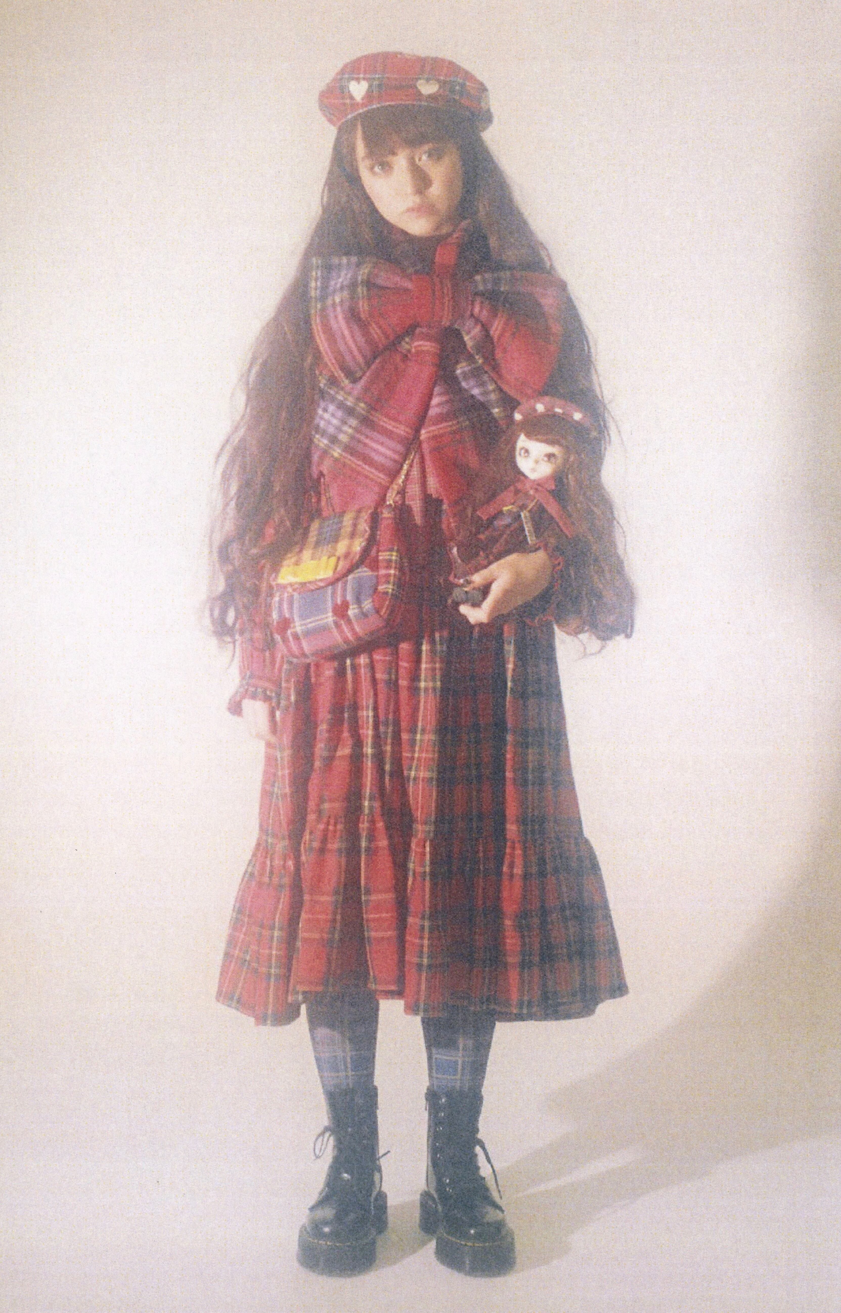 リボンマフラー BLUE