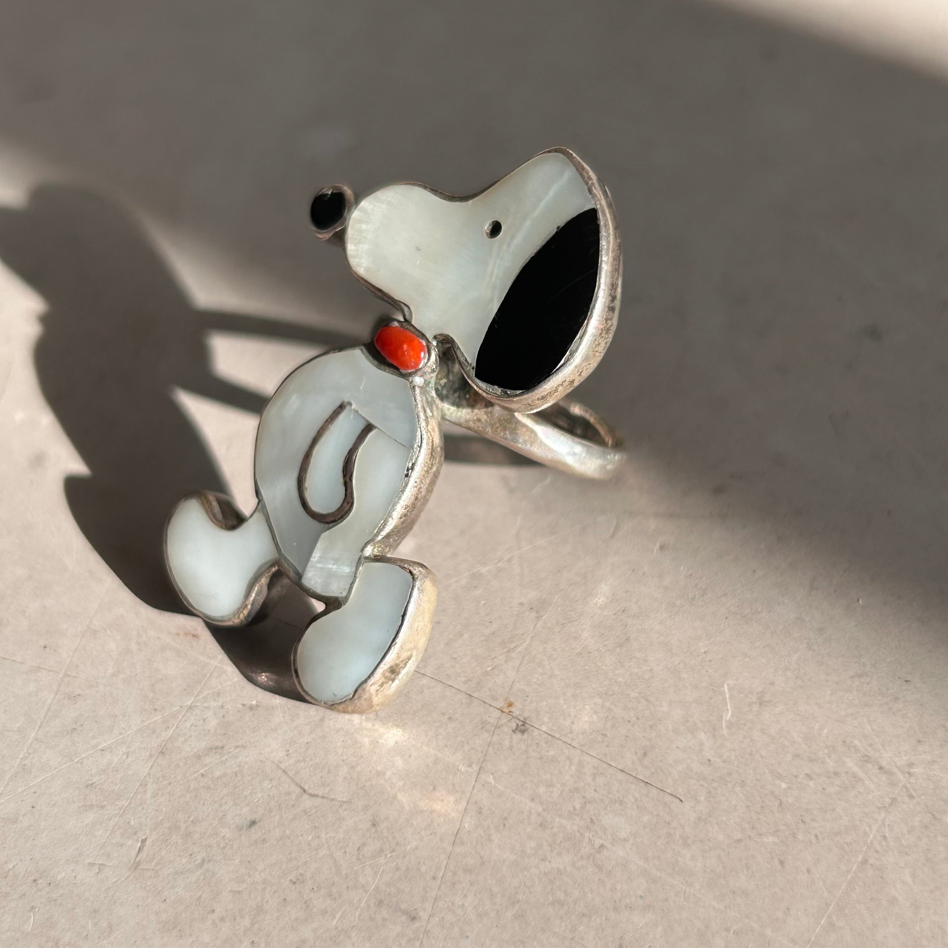 ズニ族 インレイキャラクターリング | Lucy vintage silver