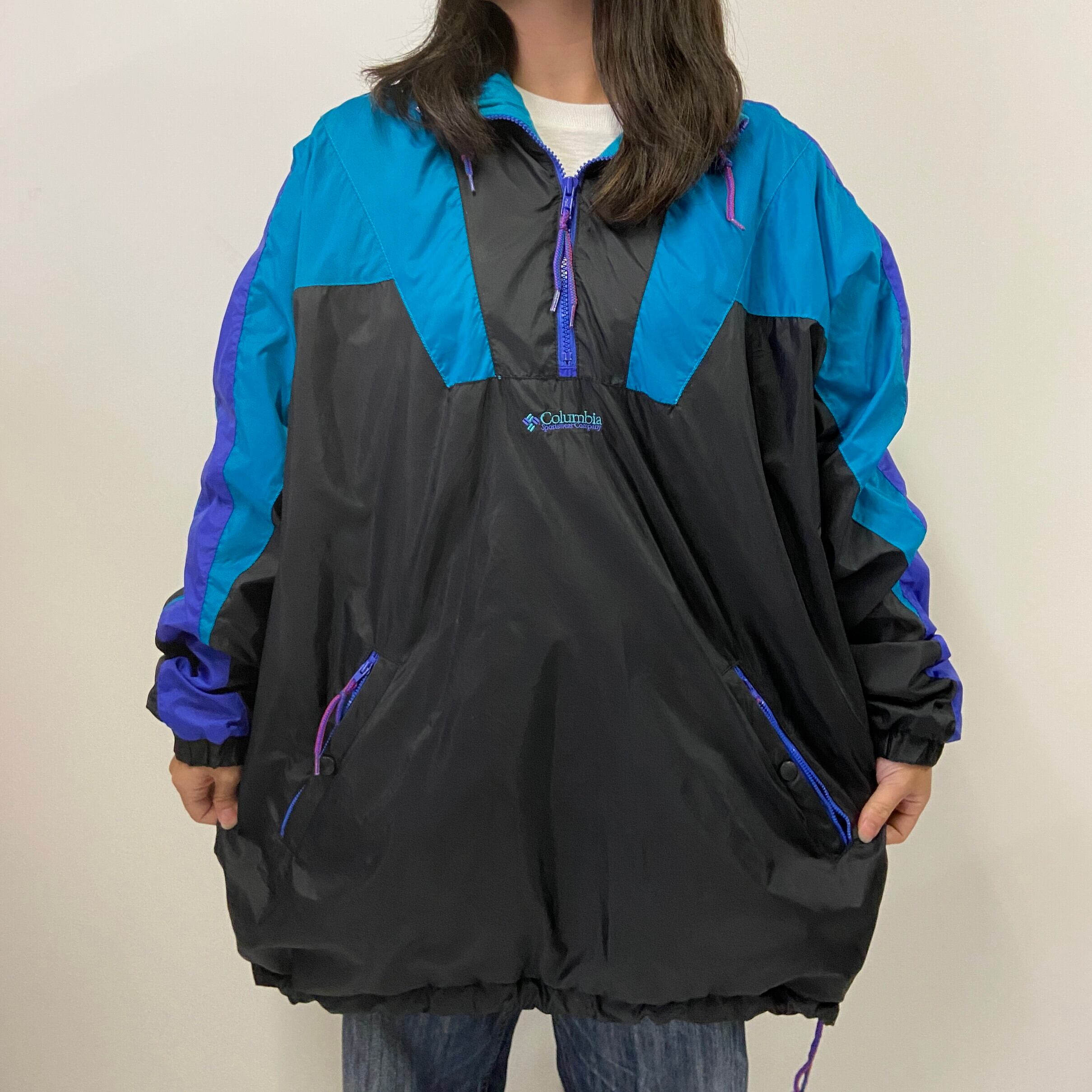 90s Columbia マウンテンパーカー プルオーバー