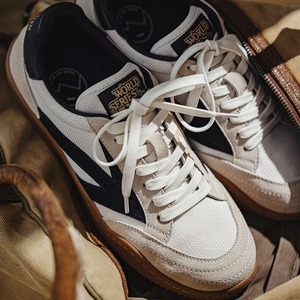 Retro German Trainer White Black Sneakers / レトロ ジャーマン トレーナー ホワイト ブラック スニーカー