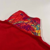KENZO GOLF ケンゾー ゴルフ 襟裏総柄 半袖 ポロシャツ サイズ 4 /レッド/メンズ/ビンテージ