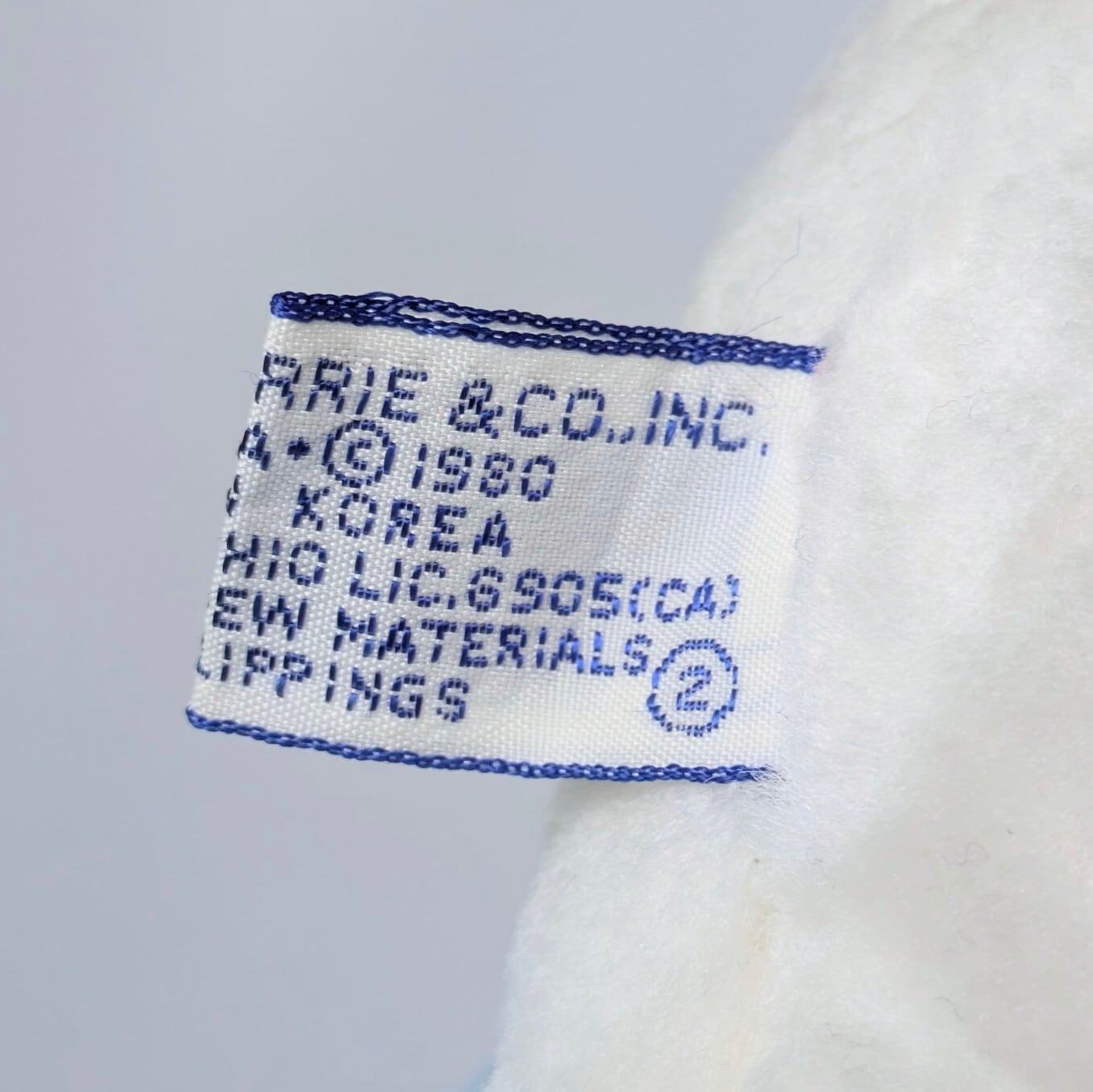 ☆ VINTAGE1980 ☆ 【 Smurf（スマーフ）】【B】お座り / PLUSH TOY / プラッシュ / ぬいぐるみ / VINTAGE / ビンテージ 〚アメリカン雑貨 アメトイ〛