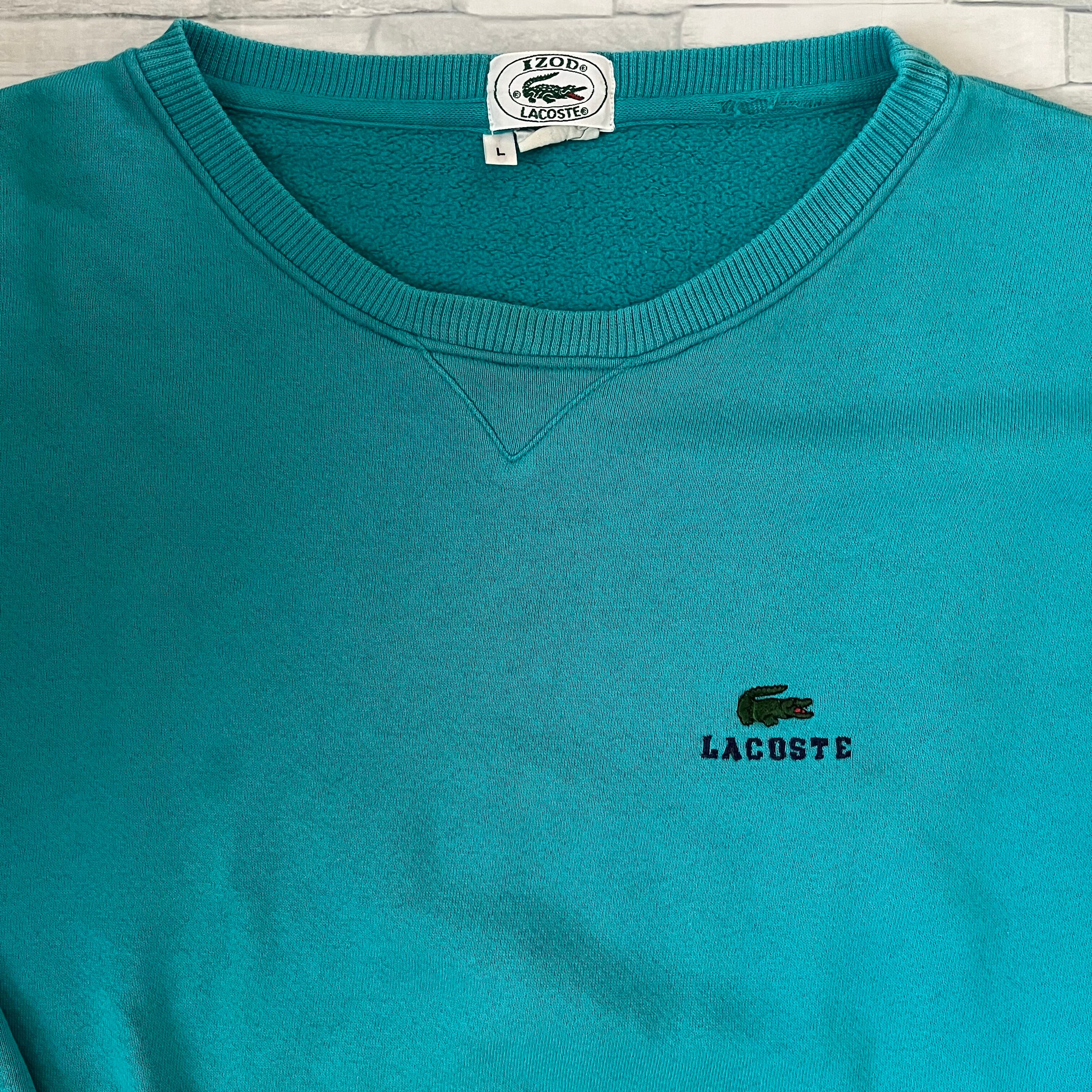 LACOSTE ラコステ スウェット トレーナー 80~90s アイゾッドラコステ 