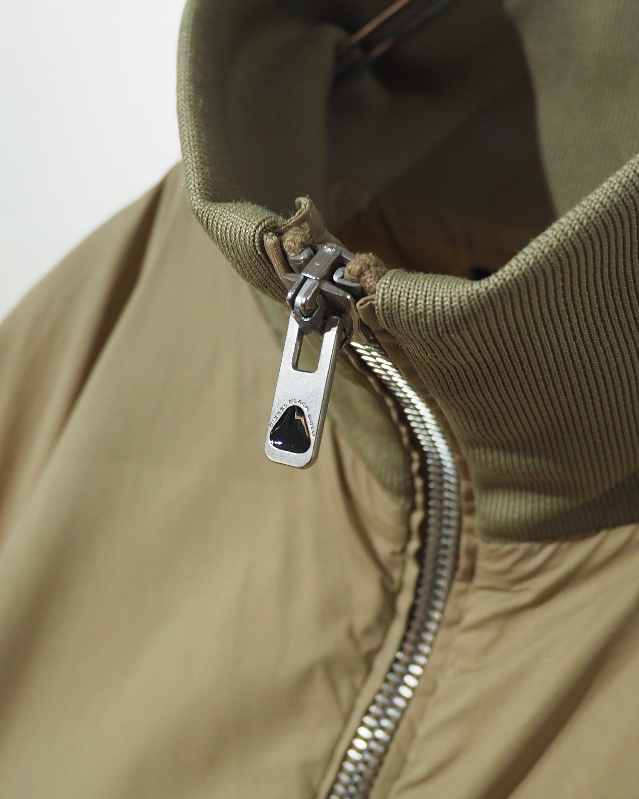 " DIESEL BLACK GOLD " Different materials Switching High neck Track jacket (Made in Italy)
