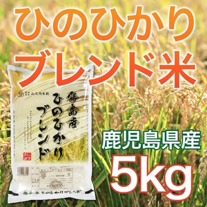 令和5年産 鹿児島県産 ヒノヒカリブレンド米 5kg ★送料無料!!（一部地域を除く）★