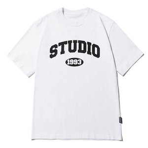 [1993STUDIO] STUDIO ARCH LOGO T-SHIRT_WHITE 正規品 韓国ブランド 韓国ファッション 韓国通販 韓国代行 半袖  Tシャツ