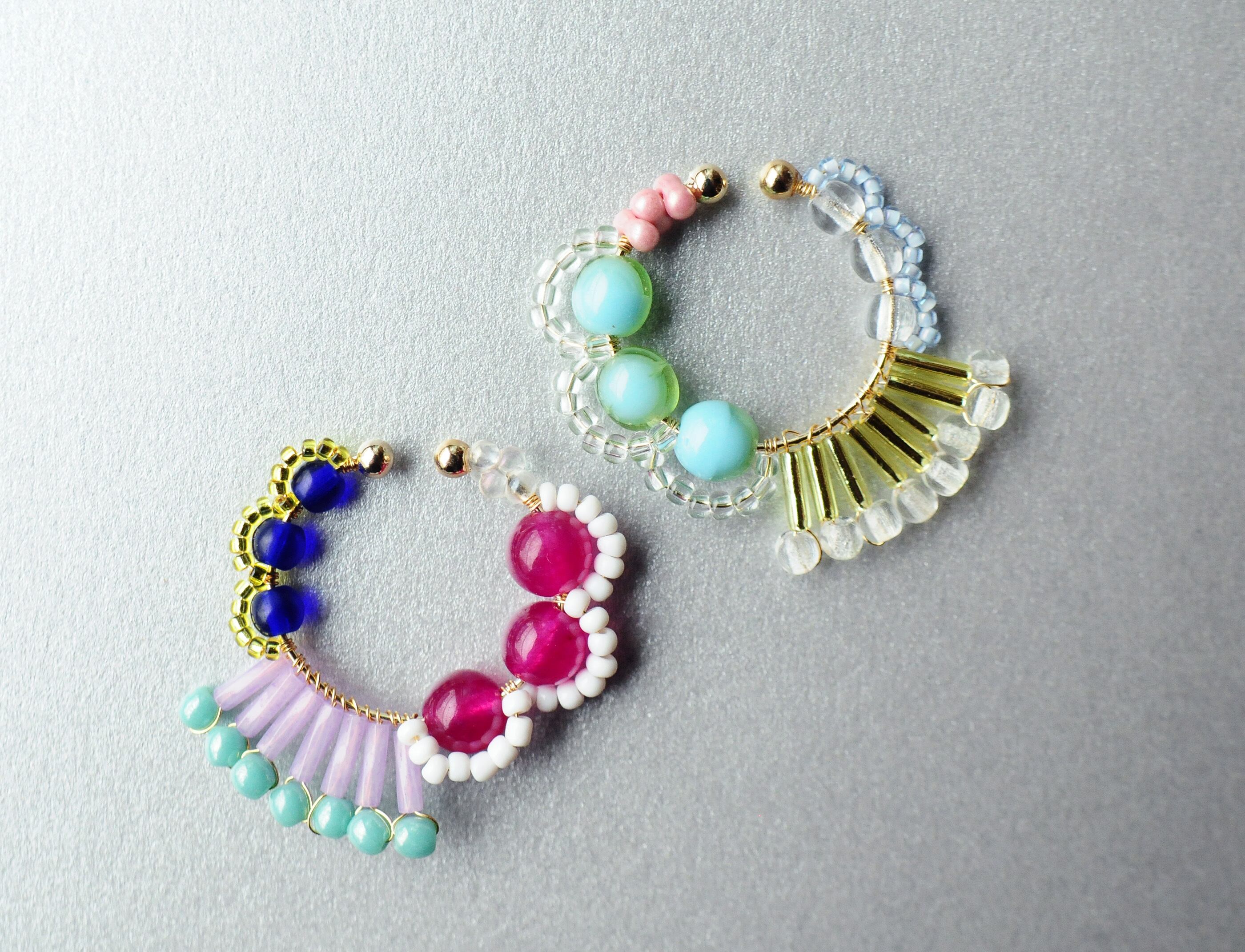 <Rollo~イロヅクビジュー~>イヤーカフ『 ハミングバード/hummingbird 』<B>