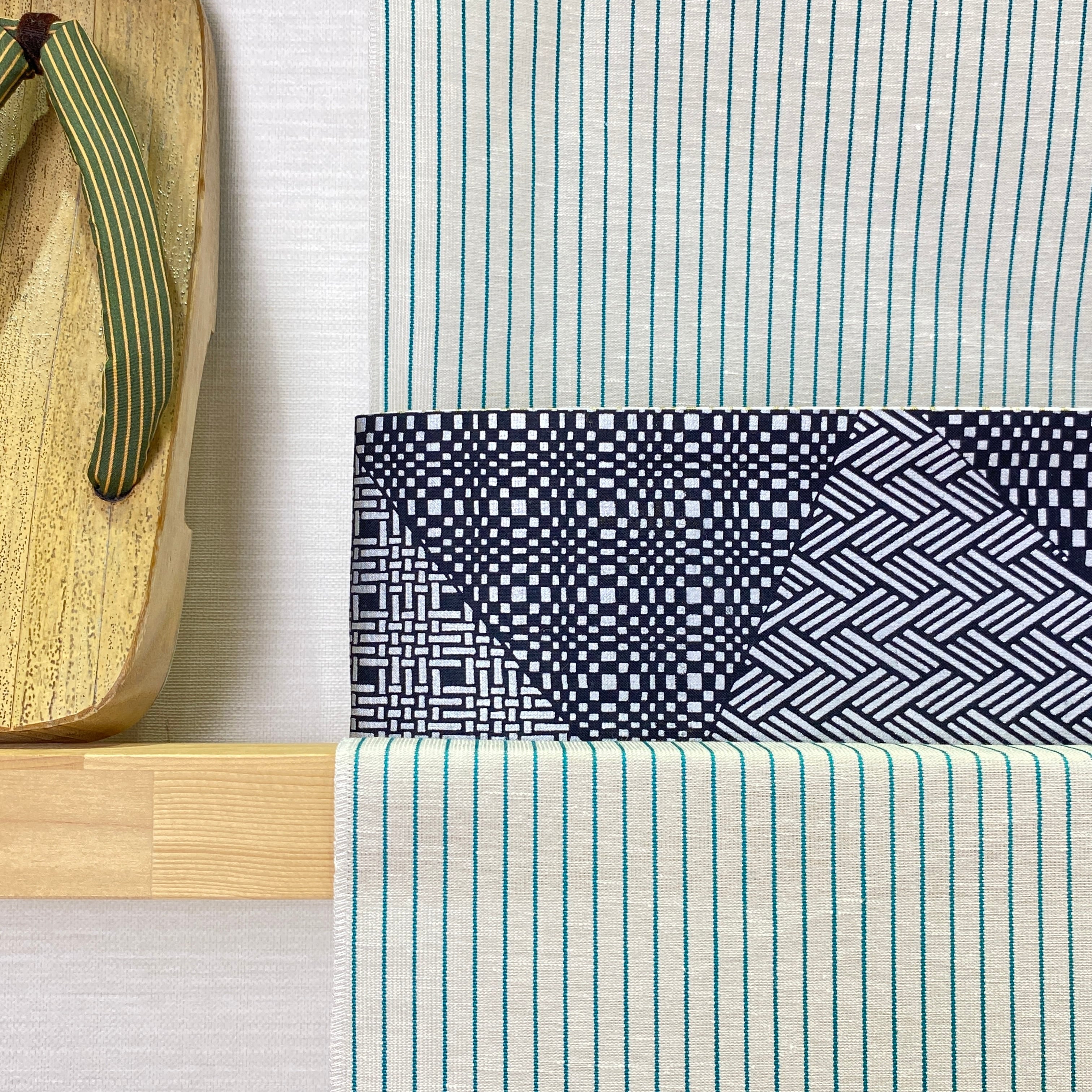 反物】米沢木綿 夏のKIPPE 涼しま | きもののここち 透佳