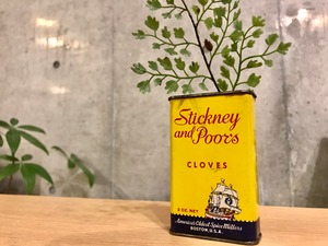 ビンテージ スパイス缶 "Stickney and Poor's CLOVES"