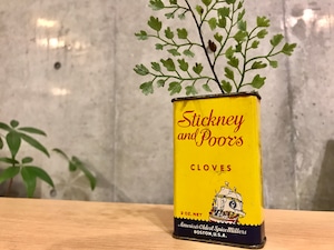 ビンテージ スパイス缶 "Stickney and Poor's CLOVES"