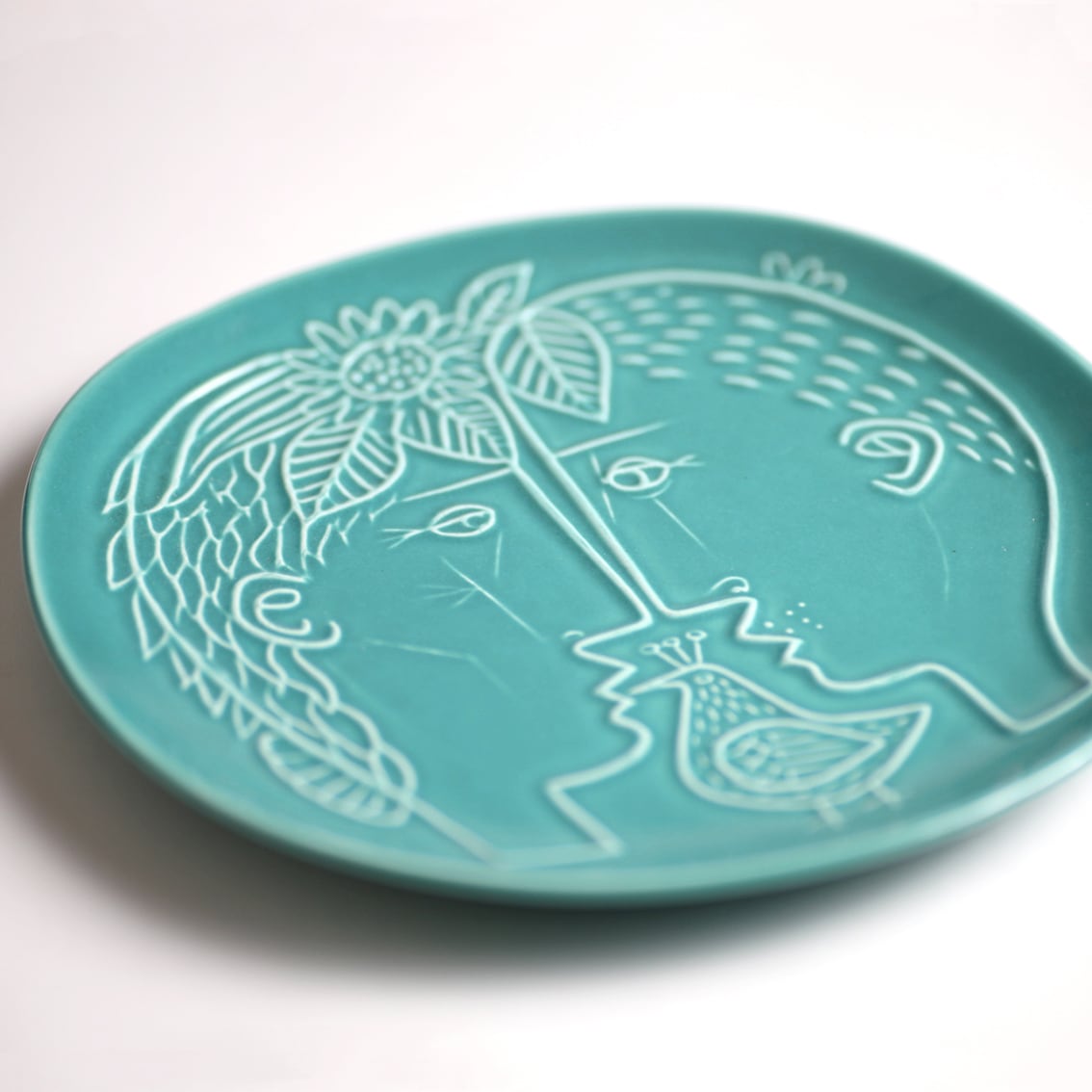 Gustavsberg グスタフスベリ Piazza ピアッツァ 見つめ合う男女