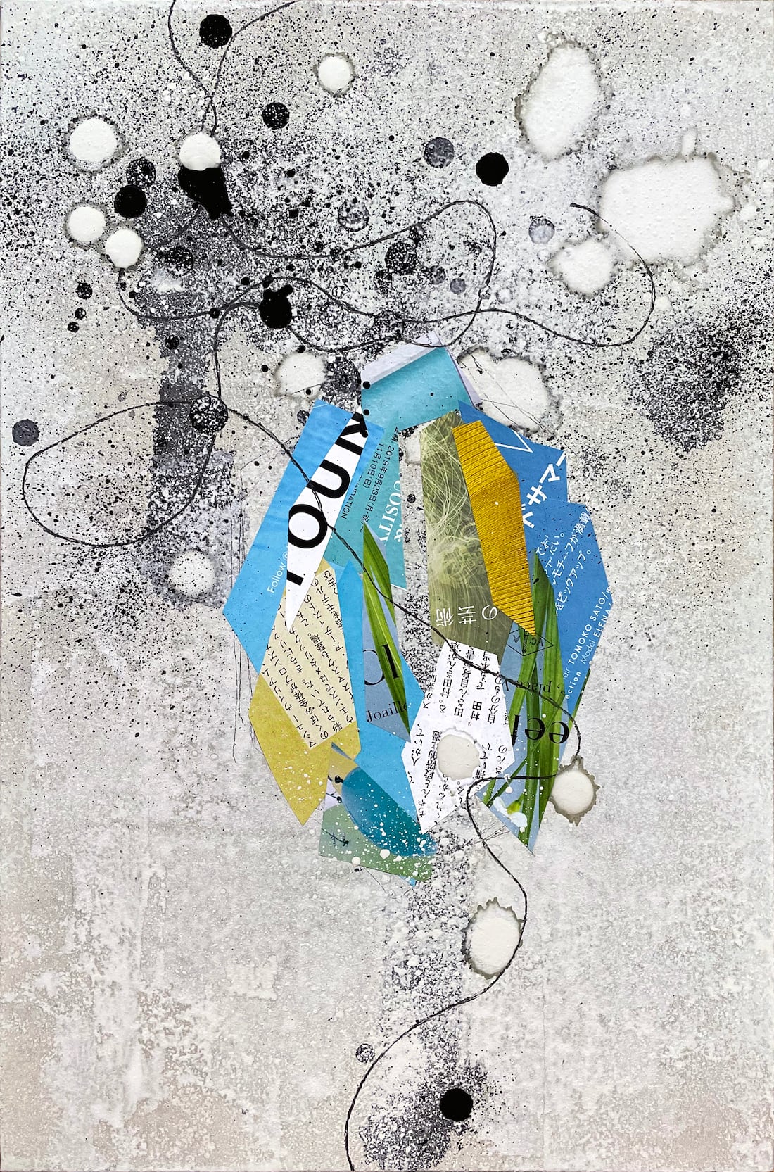 lemon #9 pale blue 	(2021)　/ 黒岩知里 Kuroiwa Chiri