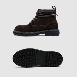 Genuine Leather Lace-up Boots / 本革 レザー レースアップ ブーツ