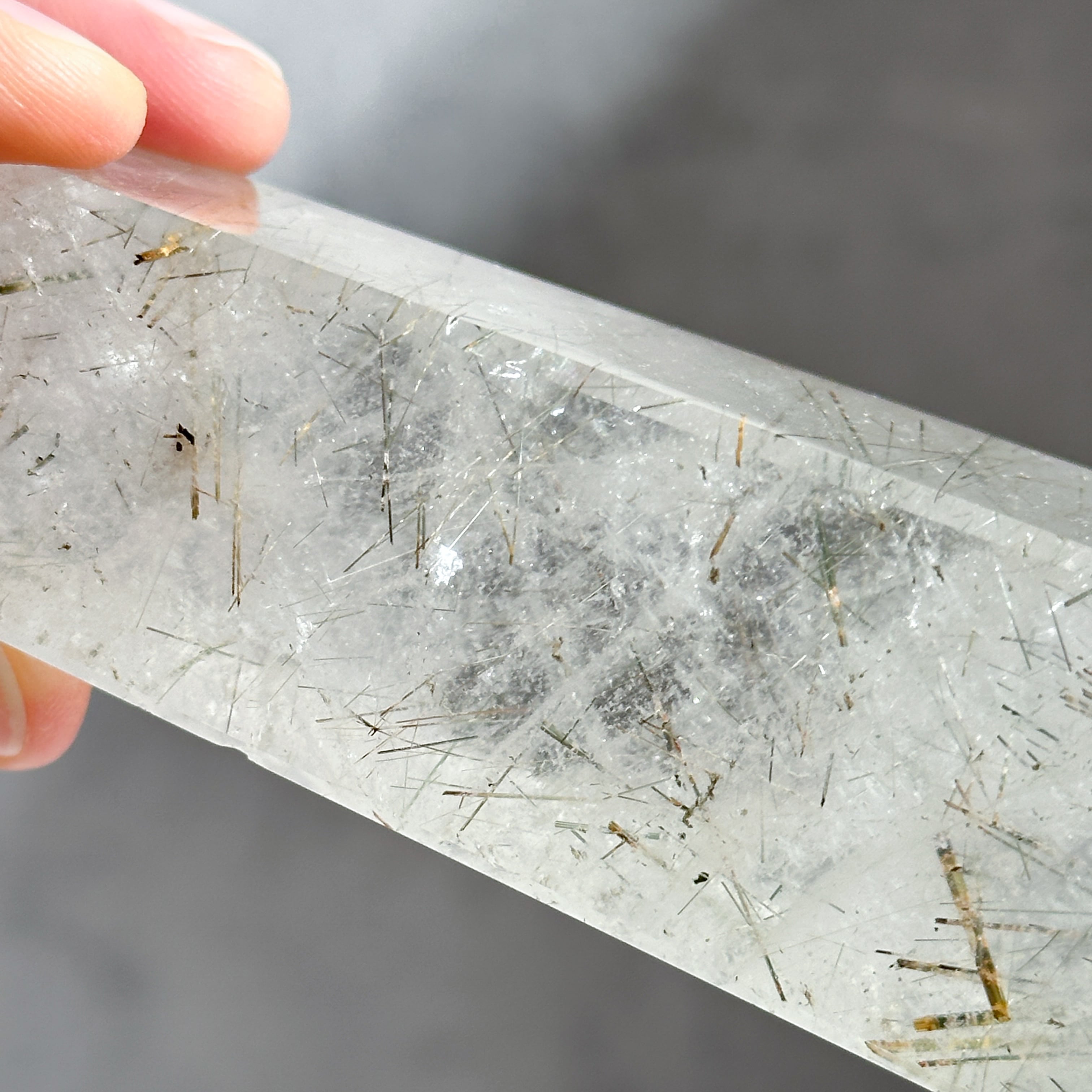 マルチルチルクォーツ タワー 04◇ Multi-Rutile Quartz ◇天然石