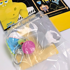⚡️KOREA Exclusive⚡️【 SpongeBob SquarePants ( スポンジボブスクエアパンツ ) 】※開封済販売 『 ゲイリー 』 / 韓国限定‼️筋肉パンパン マッスルランダムキーリング / マスコット〚アメリカン雑貨 アメトイ〛