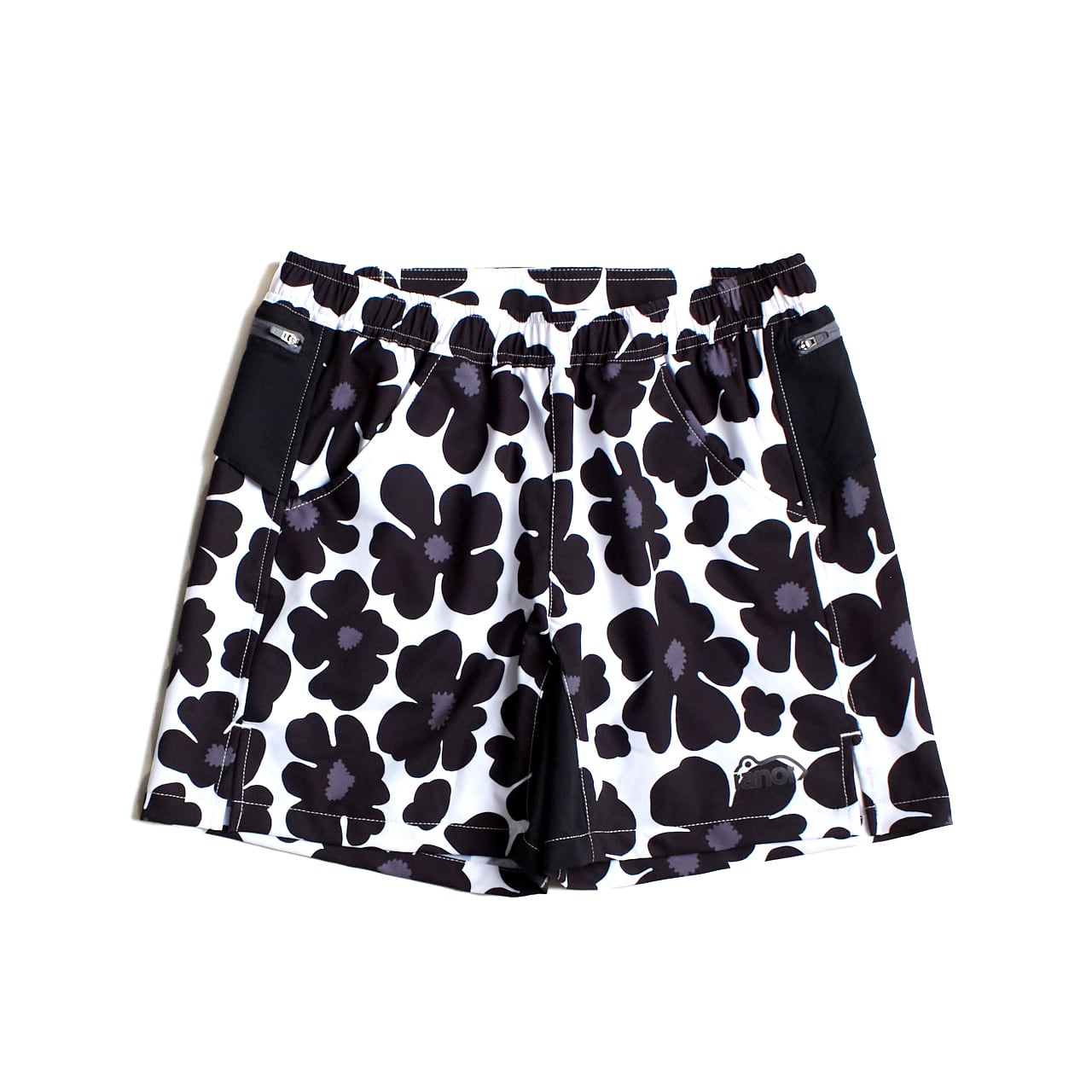 ranor(ラナー)FLOWER MIDDLE SHORTS - WHITE メンズ・レディース ランニングショーツ