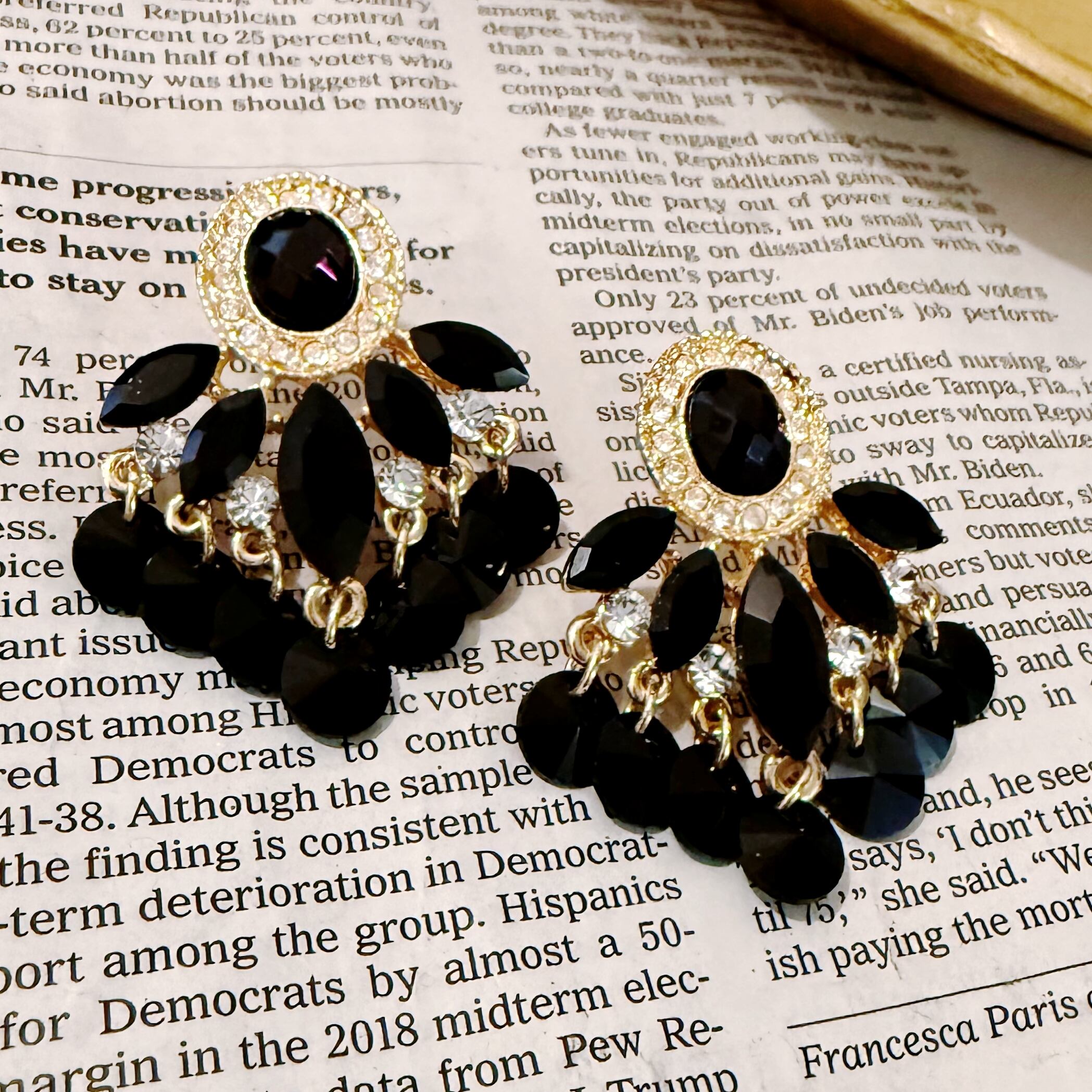 miroitant (ミロワントン)/ブリエ ドゥ ミル フ ブラックピアス20