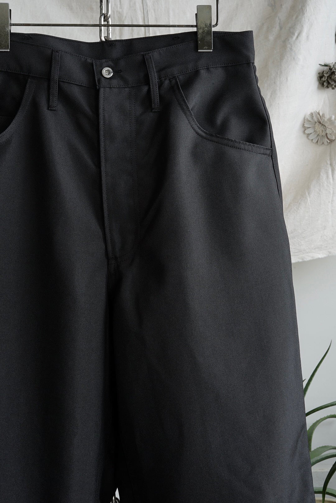 TUKI - 原田服飾研究所 - 5 POCKET POLYESTER PANTS | Brownie
