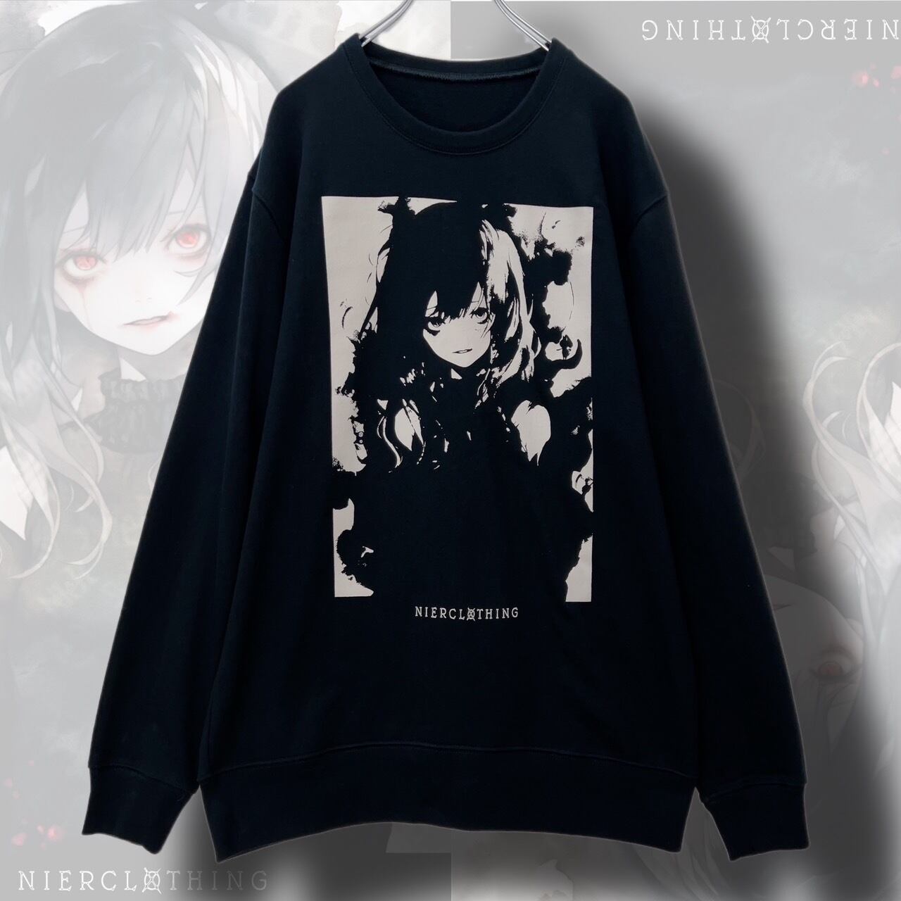 【Day23】original print sweatshirt