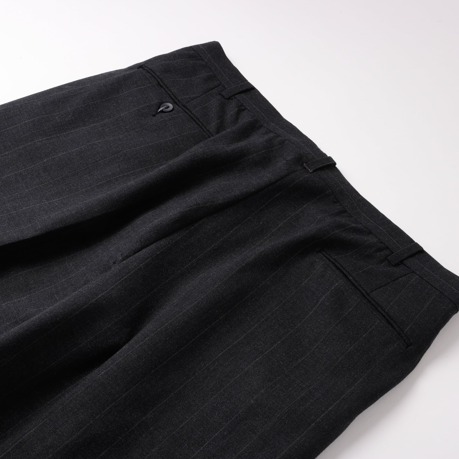 極美品】70s special vintage wool slacks pants W32 grey stripe made