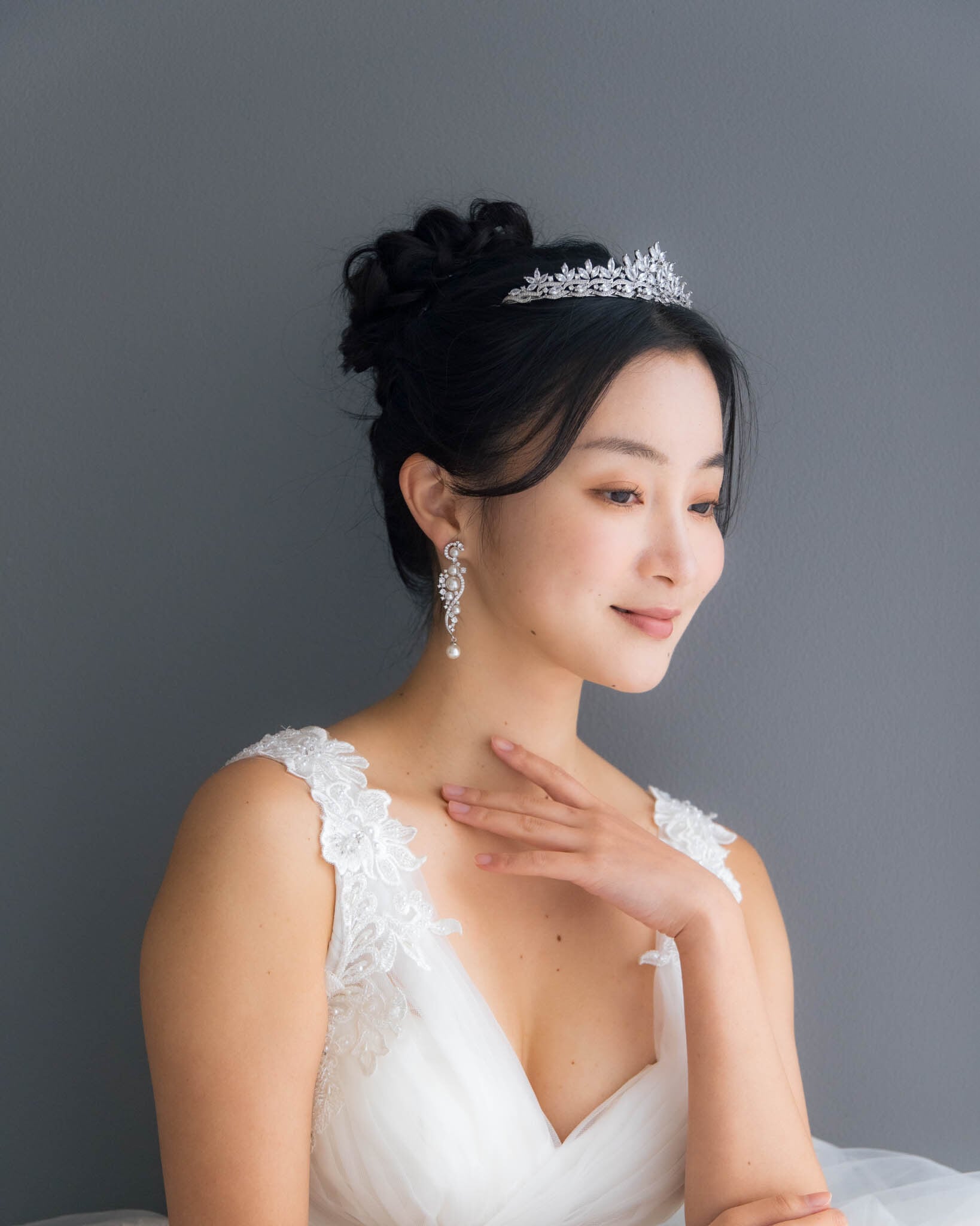 ブライダルティアラ【AH2207-18】 | ブライダルアクセサリー