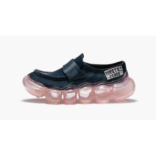 Grounds JEWELRY×YUEQI QI danim loafer grounds JEWELRY x YUEQI QI 01 (recycled denim loafer / NAVY