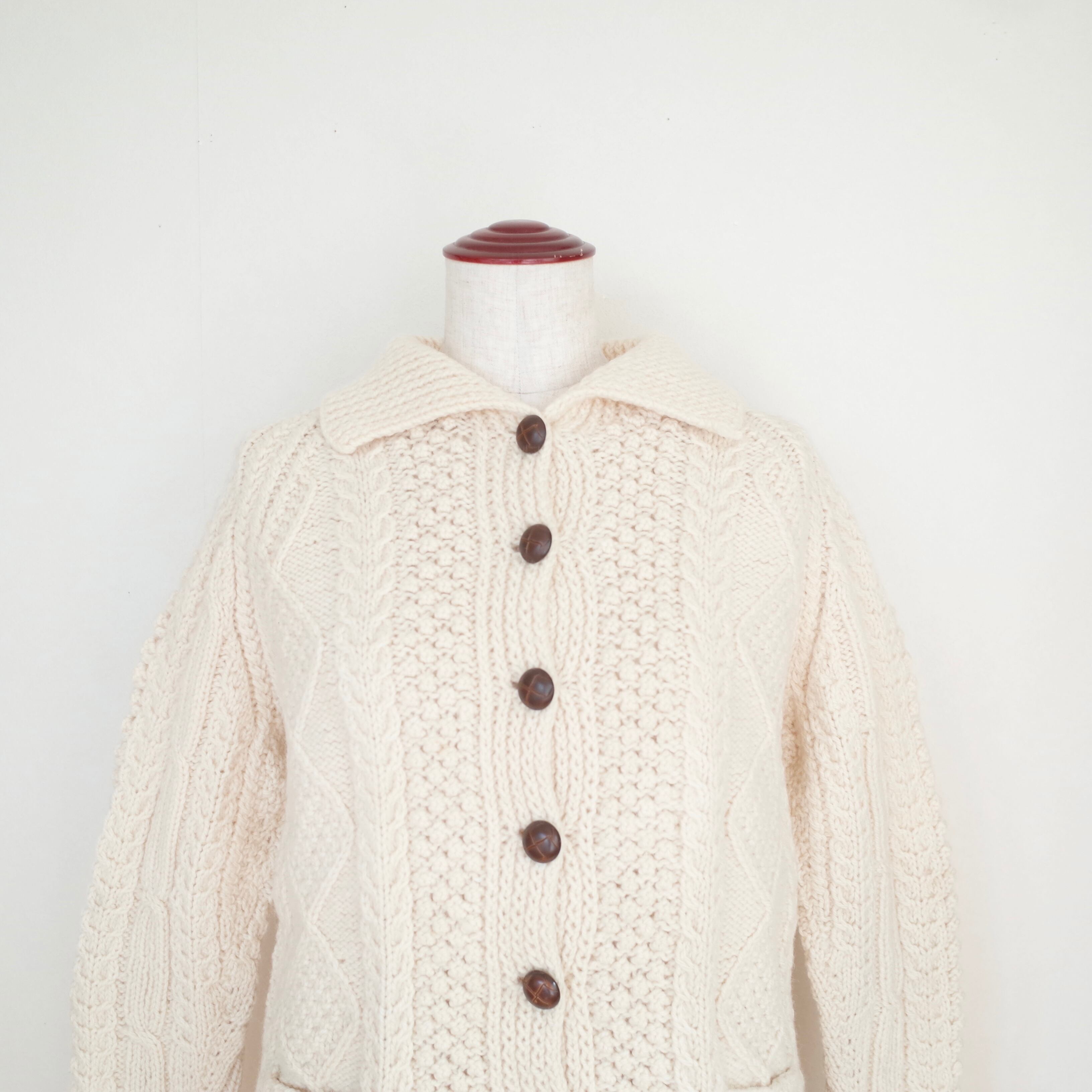 Ireland fisherman knit cardigan