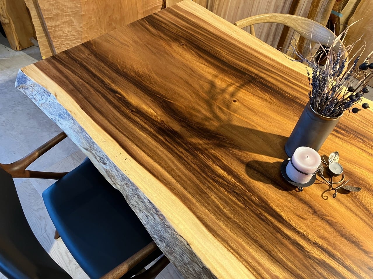 N様商談中1/24迄 モンキーポッド_1800×850×65_青山店_テーブル天板/一