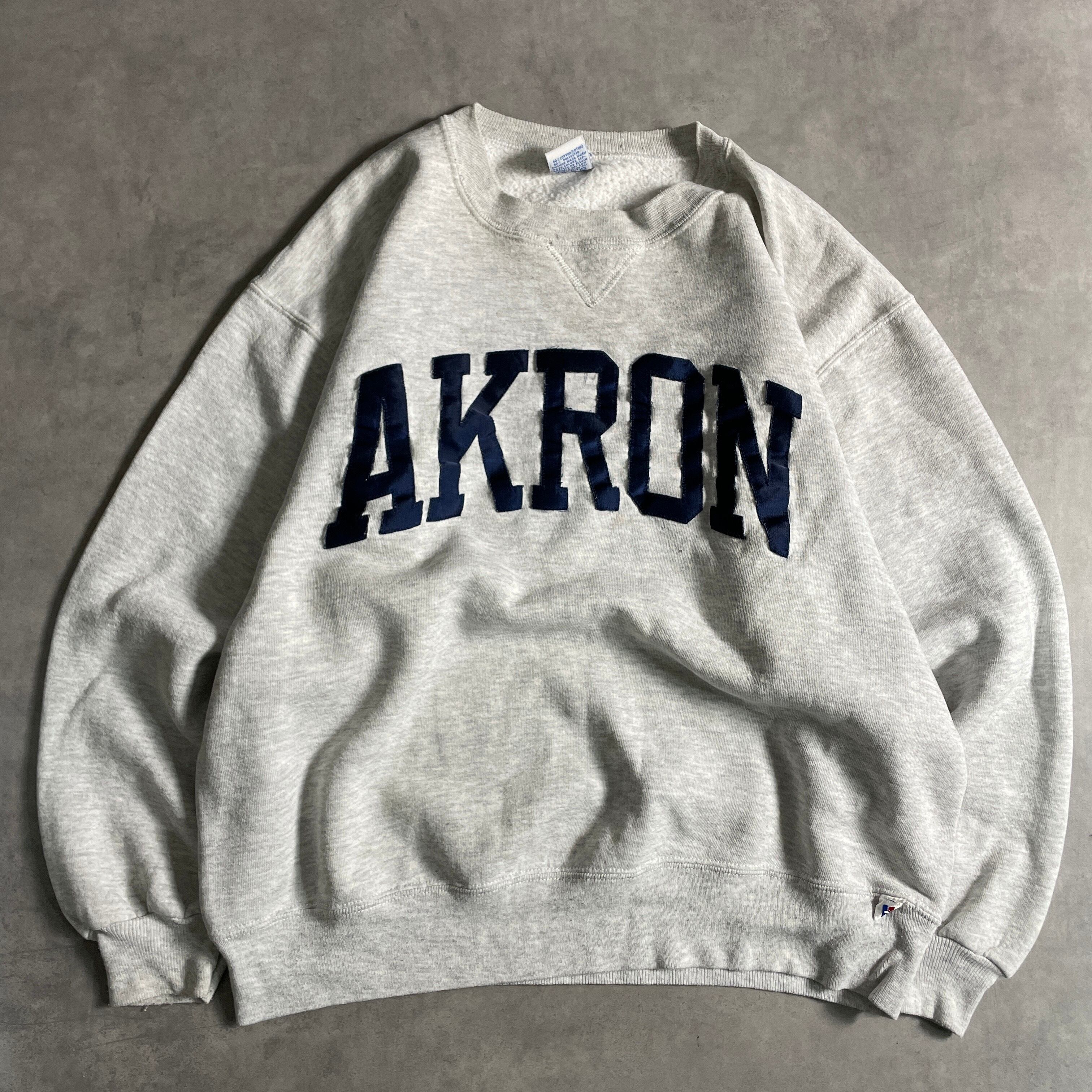 90s USA製 RUSSEL ATHLETIC オハイオ州 スウェット 前V