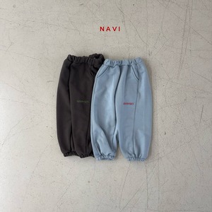 【2点送料無料】«予約»«ジュニアサイズあり»«navi» バイブジョガーパンツ 2colors