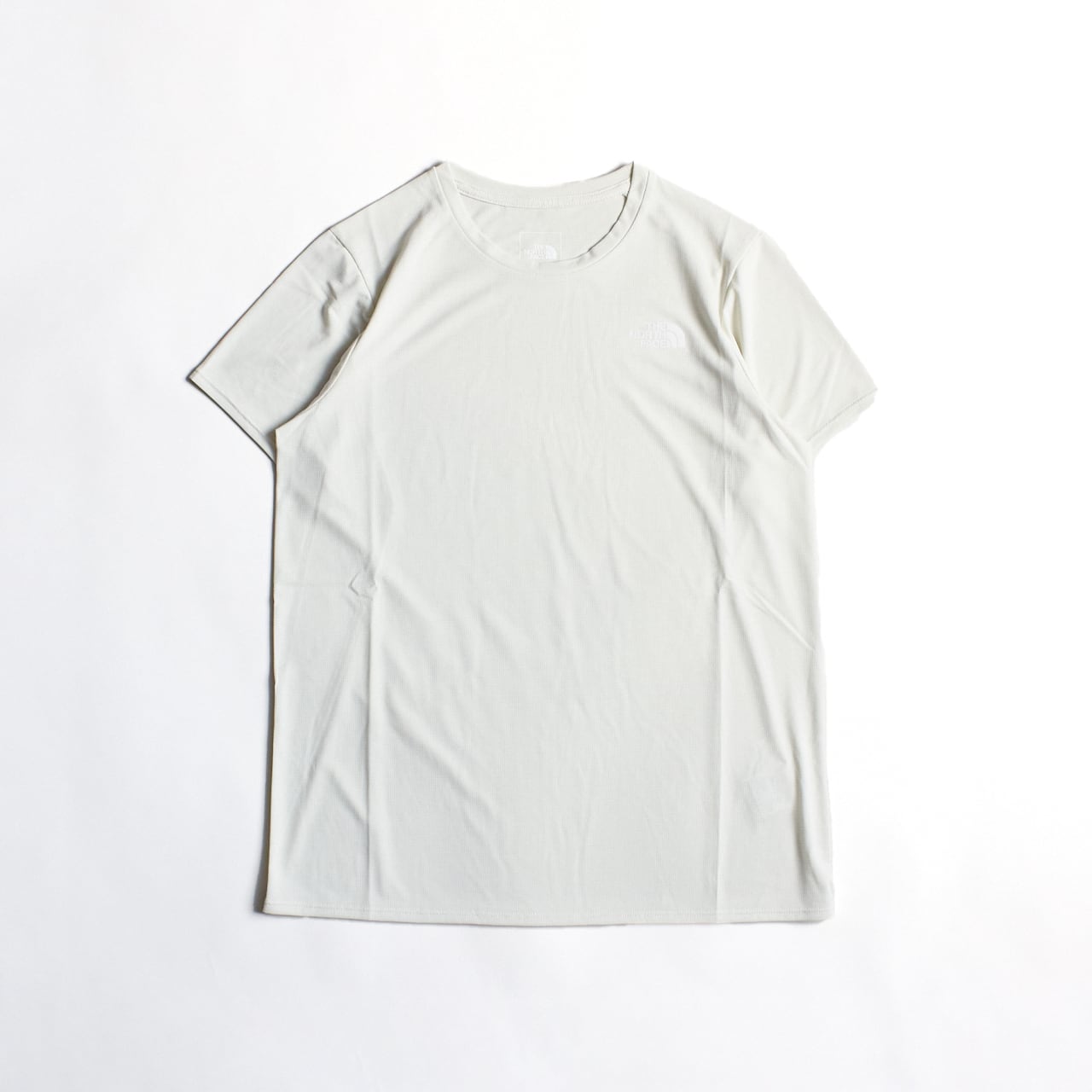 THE NORTH FACE(ザ・ノース・フェイス)S/S GTD Melange Crew(ショートスリーブGTDメランジクルー)-グレイッシュホワイト(GS) レディースランニングTシャツ