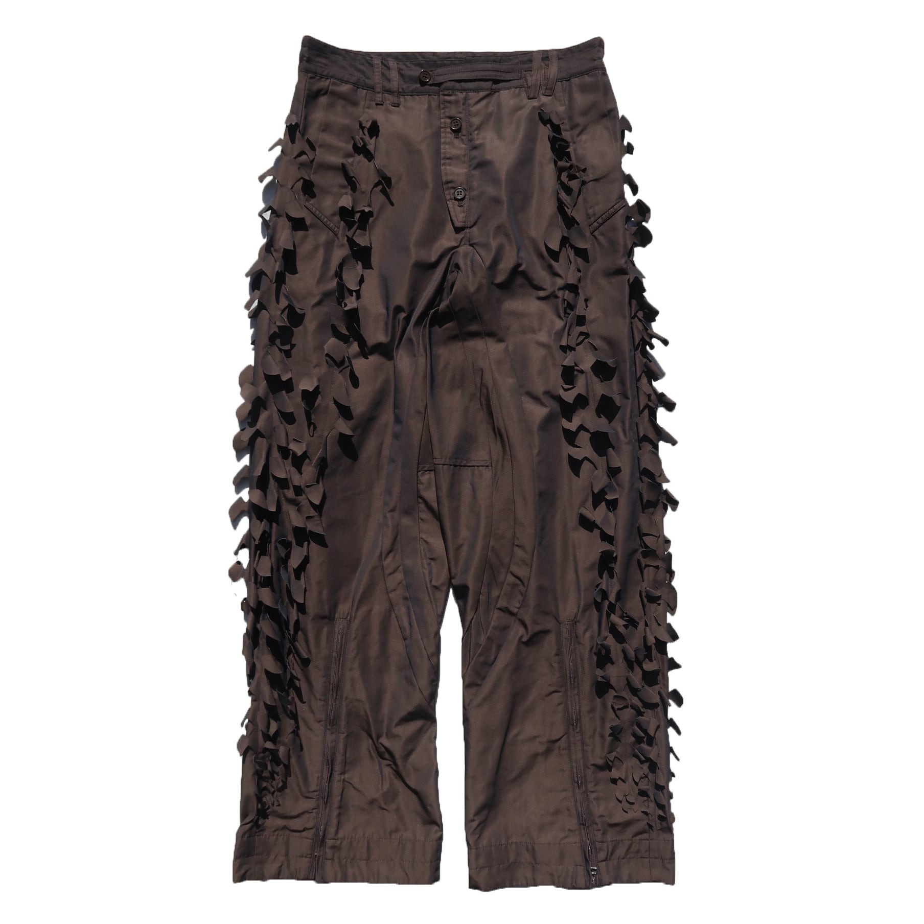 【JIAN YE】24AW DRGN SKIN PANTS (Brown) JIAN YE】24AW DRGN SKIN PANTS (Brown)