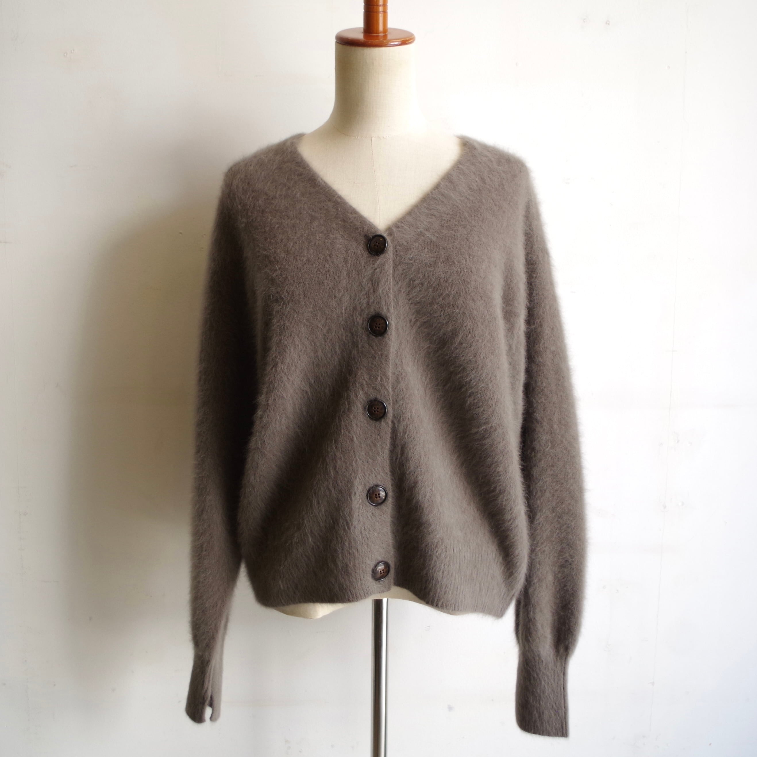 one f. Fox Cashmere V Neck Cardigan | 1F Store