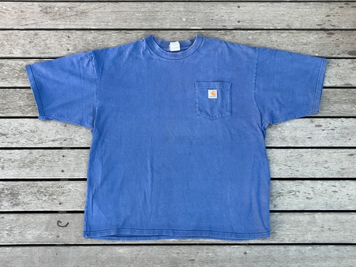 CARHARTT 90s pocket tee blu