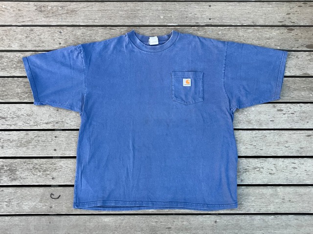 CARHARTT 90s pocket tee blu
