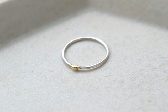 tsunagu　1.0mm　 (SV/K18)　Ring