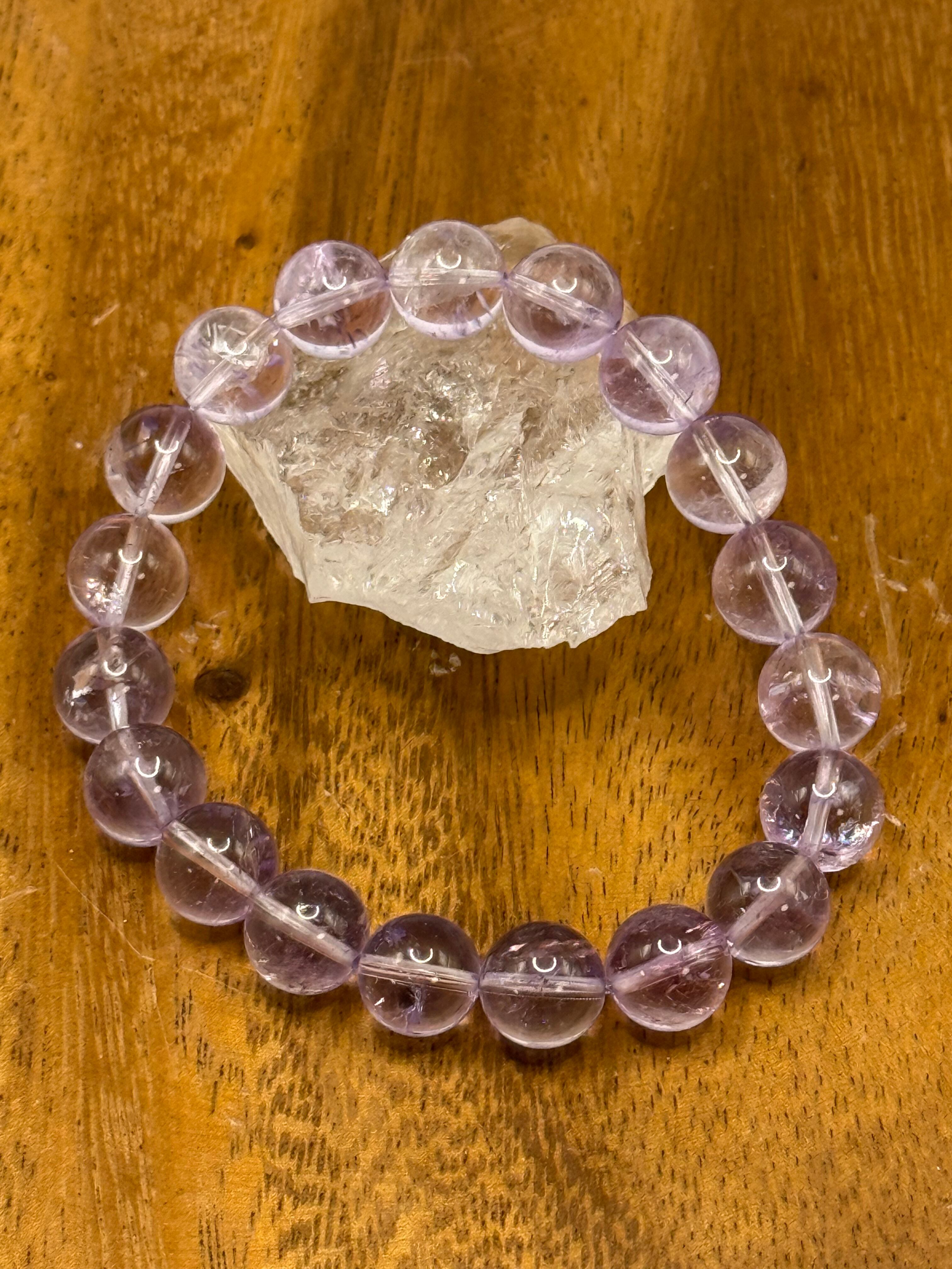 高品質アイリスラベンダーピンクアメジスト 10.5mm 0113