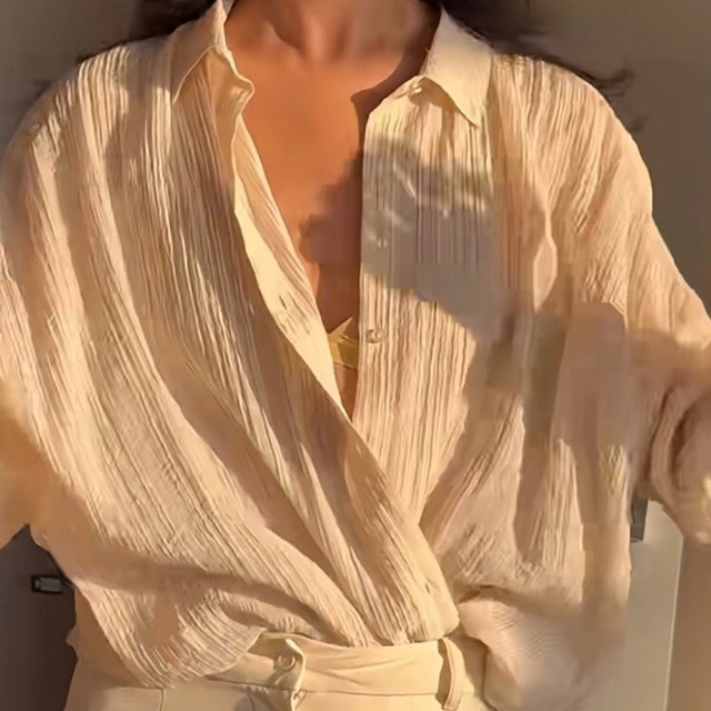 レディース シャツ プリーツ ドロップショルダー ブラウス 個性的 オールシーズン 普通丈トップス 長袖 襟付き レギュラーカラー ドレープ 立体的 ブラック 黒 ベージュ 無地 M L オフィス 学校 大学 職場 外出 仕事 普段使い 日常使い 高見え 着回し お宅訪問 ご挨拶 ベーシック シンプル エレガント きれいめ コンサバ フェミニン 清楚 モード系 マニッシュ モダン おしゃれ こなれ感 デキる女風 10代 20代 30代 40代 50代 60代 初対面 通勤用 通学用 デート お出かけ