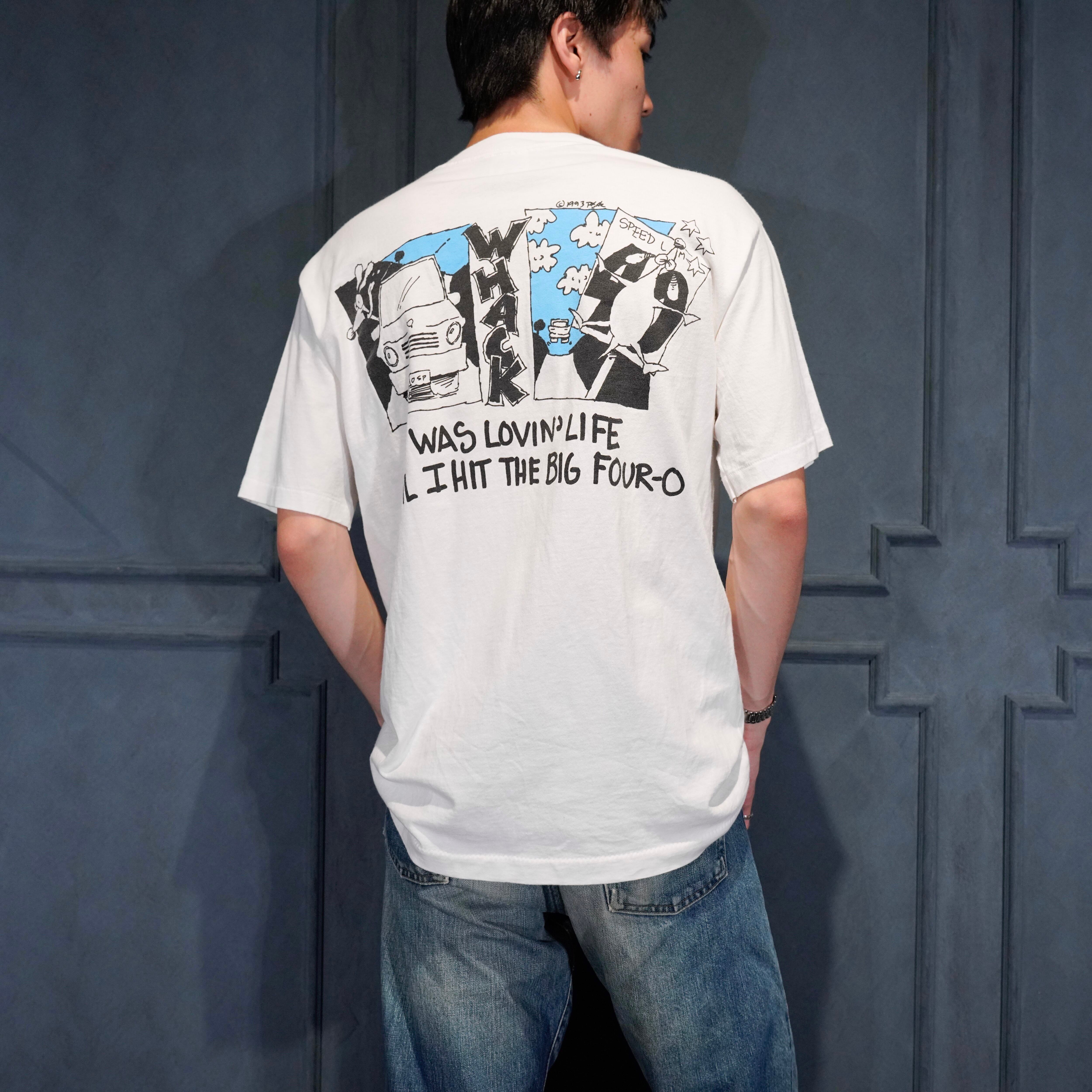【入手困難】90s USA製 科学探査プログラム Tシャツ 両面プリント アート 90's USA VINTAGE SOF TEE KAHONEE DOUBLE SIDED PRINT DESIGN T
