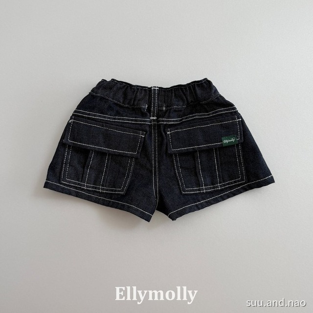 取寄:ELLYMOLLY フラップノンフェードパンツ※送料無料