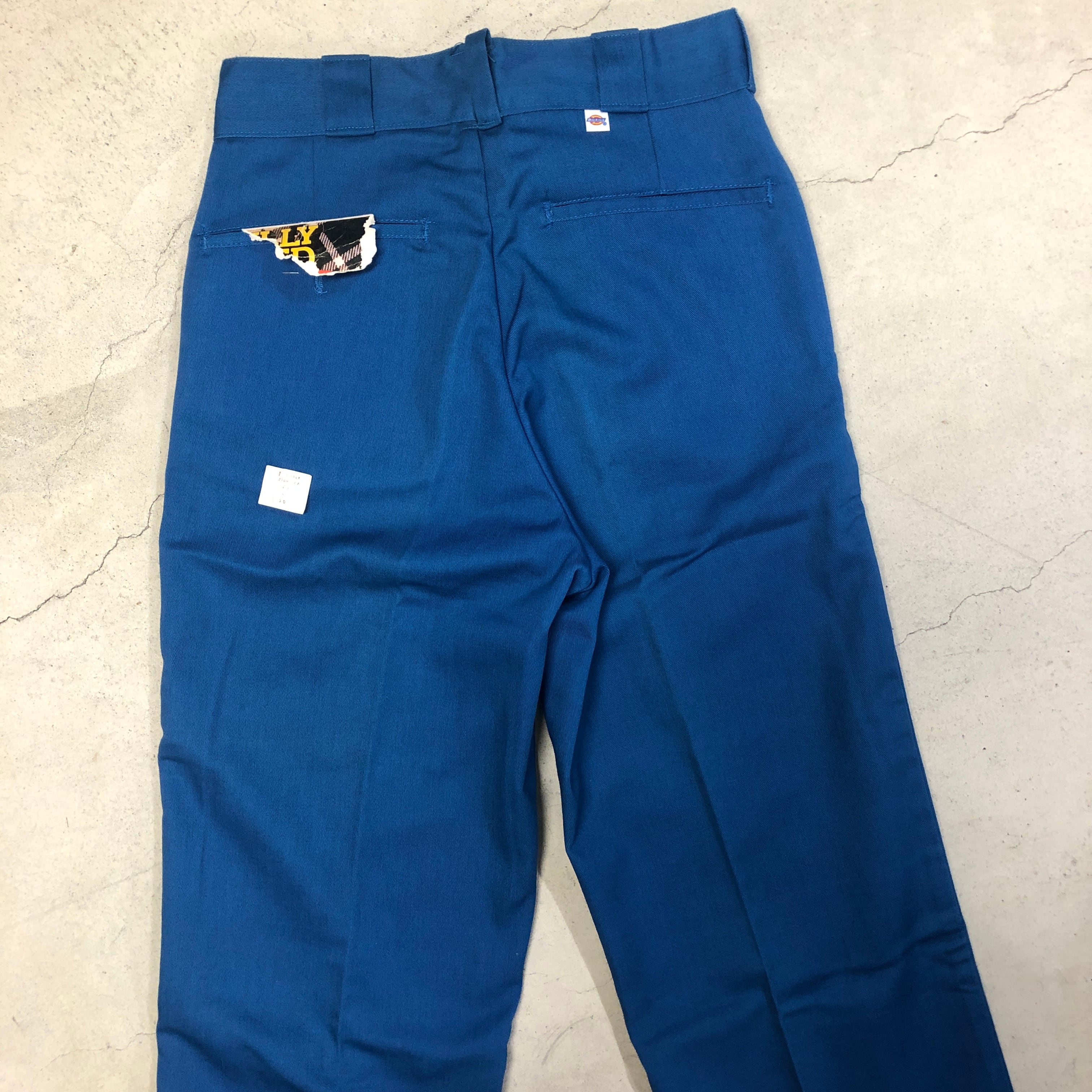 DEAD STOCK】1980'S DICKIES BLUE COTTON PANT 