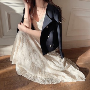 Lace dress /ivory (4月上旬頃発送予定)