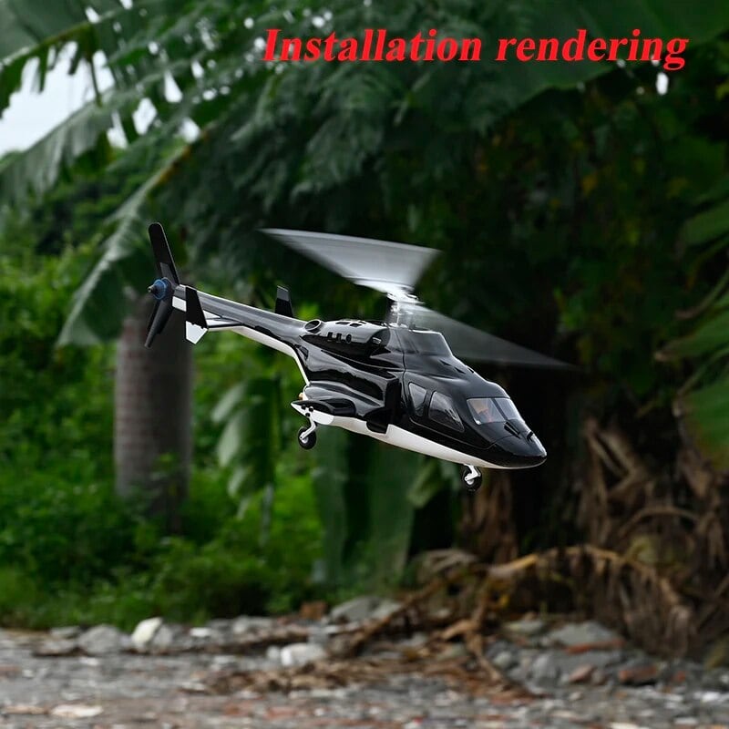 ヘリコプター模型 Flywing Airwolf スケール RC ヘリコプター 胴体シェルキャノピー